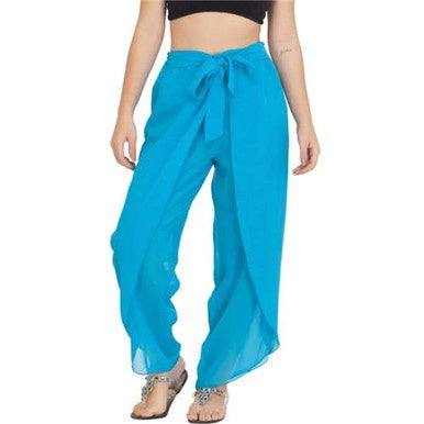 Front Slit Sheer Pants | Sacred Crystals