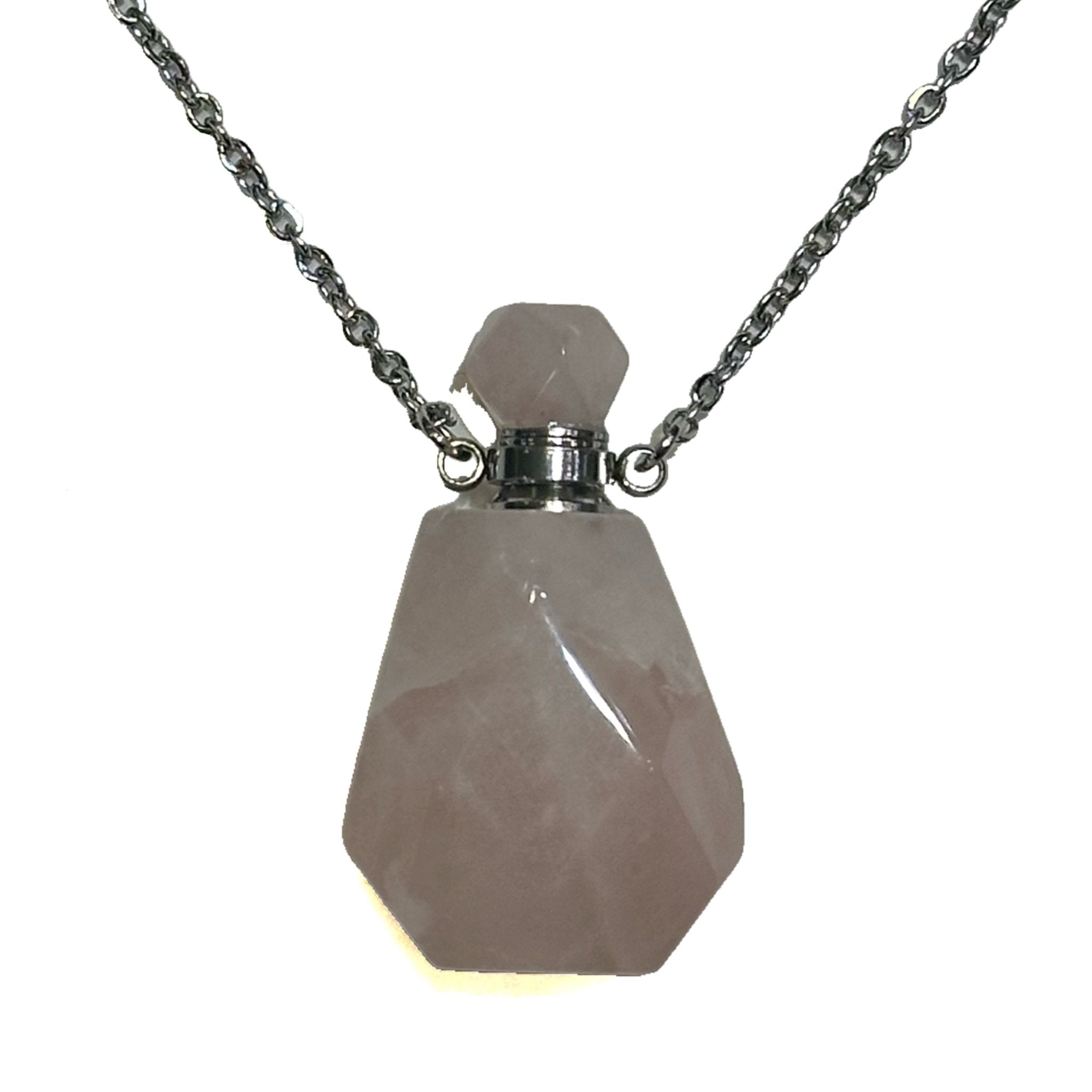 Gemstone Poison Bottle Necklace - Sacred Crystals Chains and Necklaces