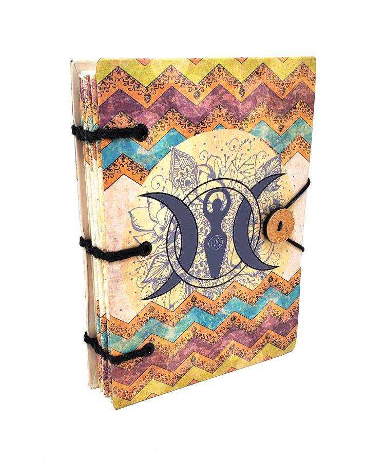 Goddess of Earth Printed Hardcover Journal 5x7&quot; - Sacred Crystals Sacred Book Store