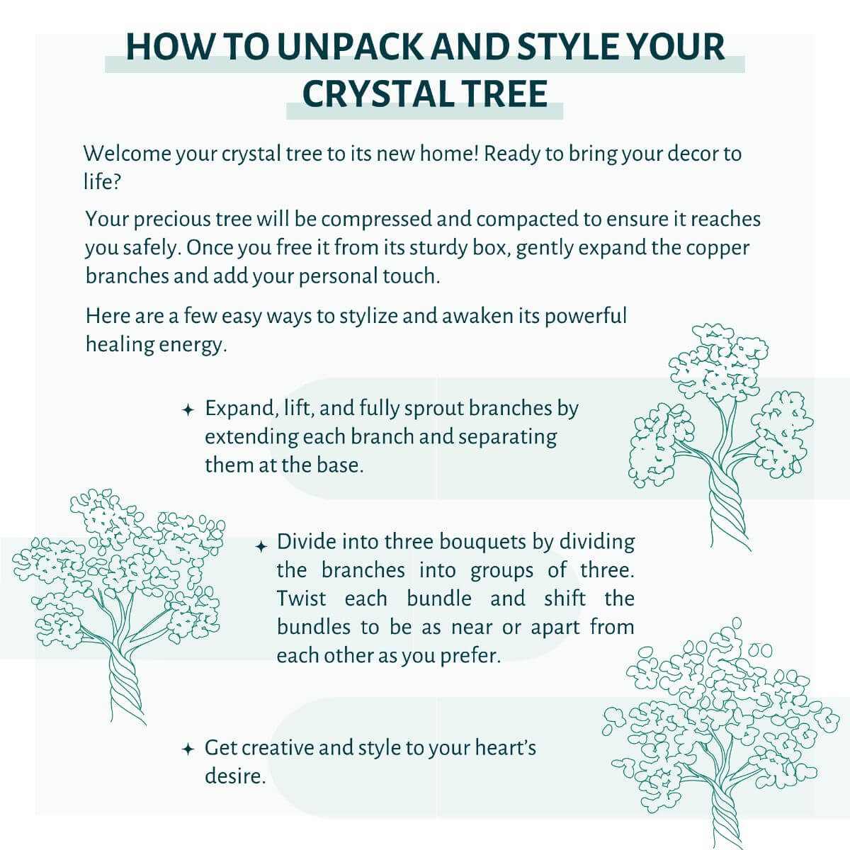 Golden Lamp of Wealth - Citrine Tree