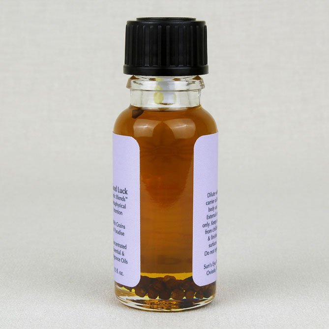 Good Luck Oil — back label