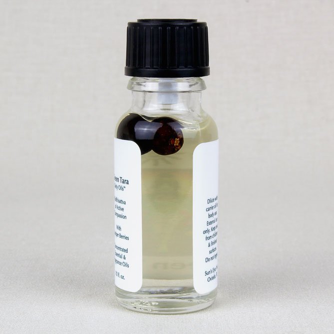Green Tara Oil — back label
