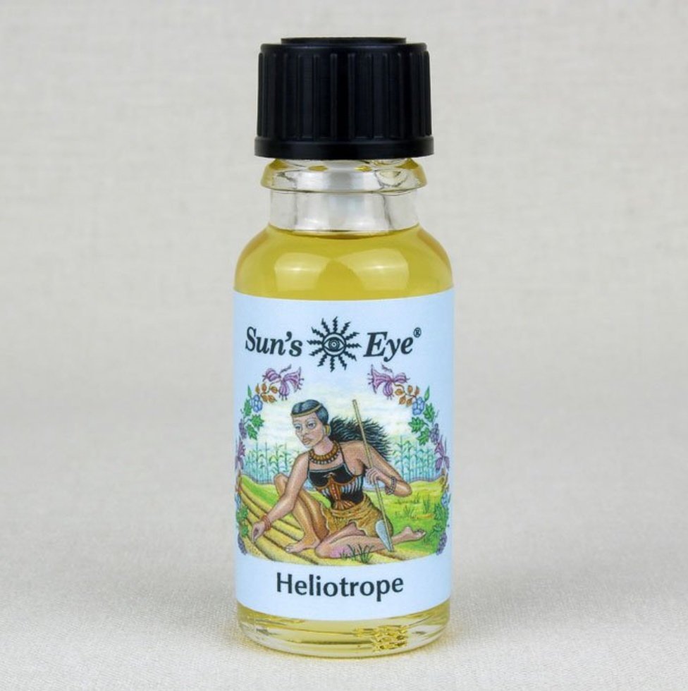 Heliotrope Oil .5 oz - Sacred Crystals 0.5 oz Oils