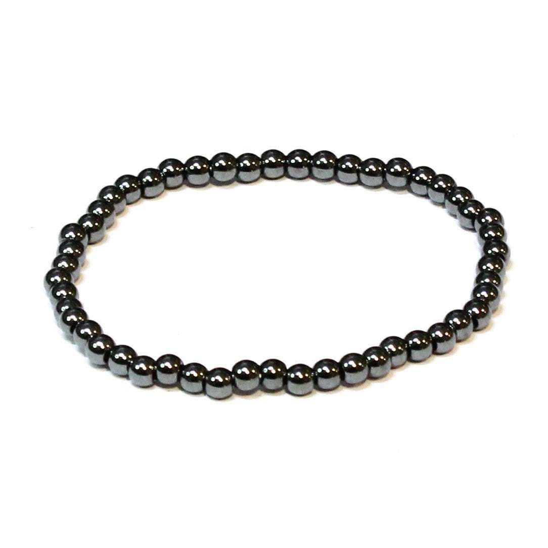 Hematite Bracelet 4mm - Sacred Crystals Bracelets