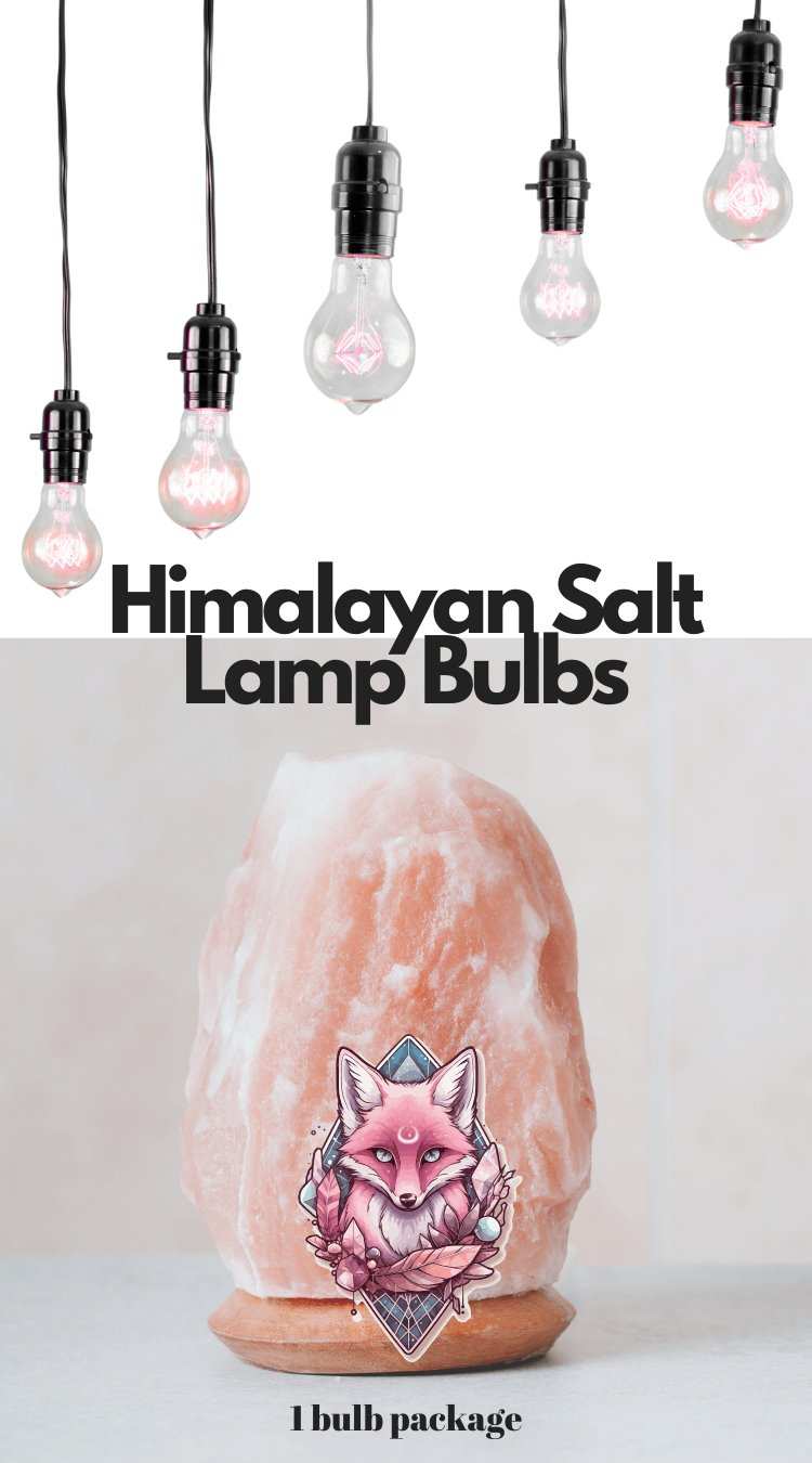 Himalayan Salt Lamp Bulbs - Sacred Crystals Lamp