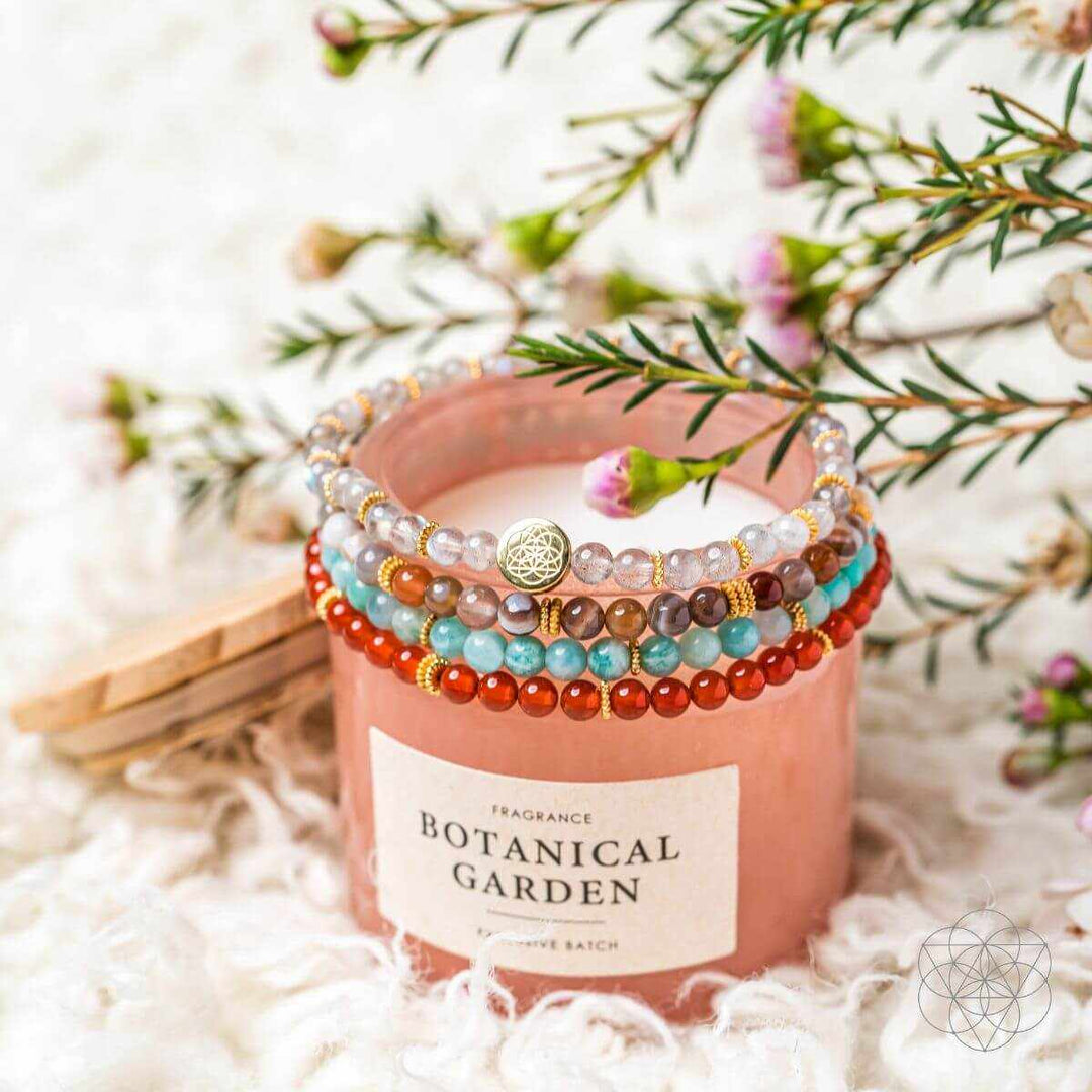 I Am Healthy: Mind, Body &amp; Spirit Restoration Bracelet Pack of 4