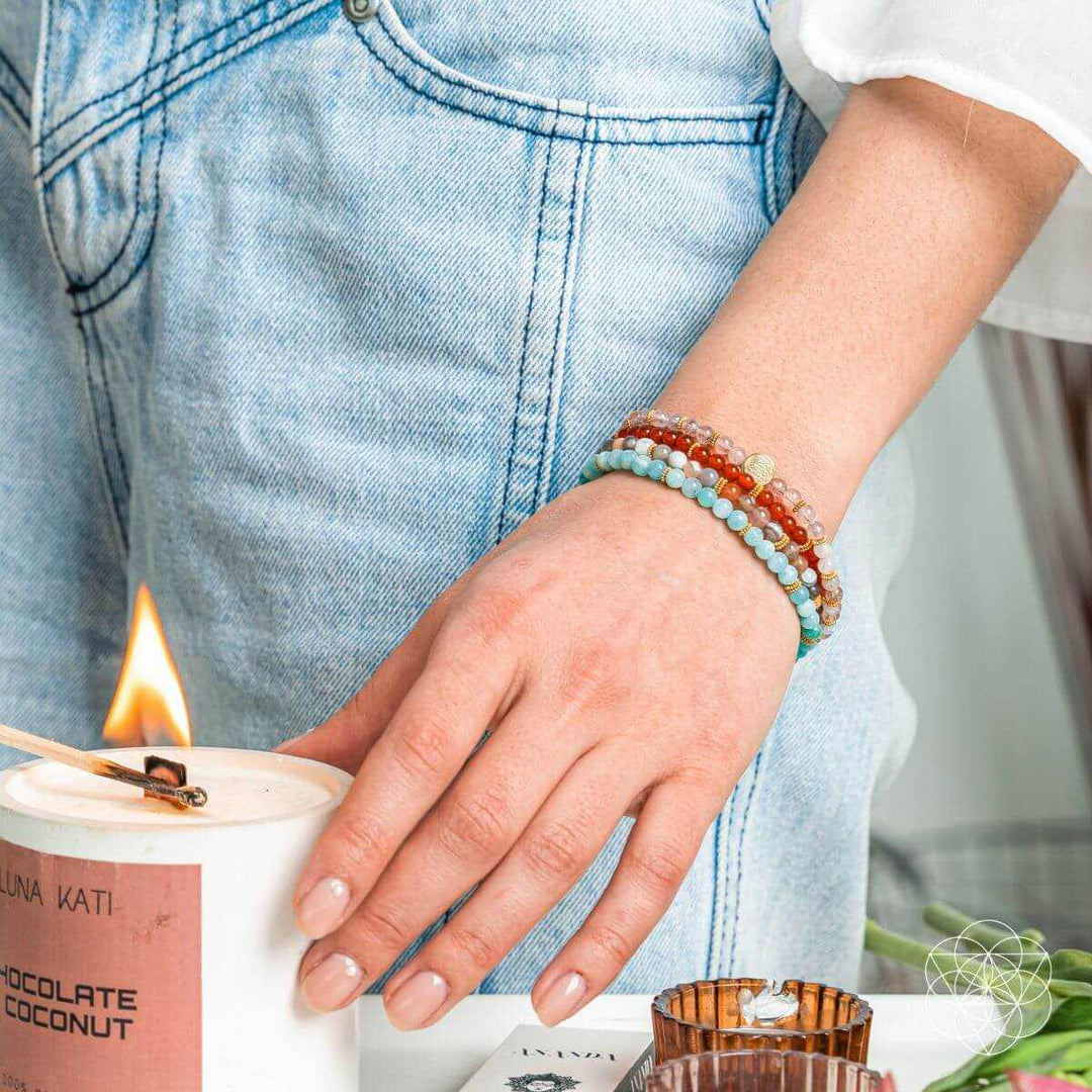 I Am Healthy: Mind, Body &amp; Spirit Restoration Bracelet Pack of 4