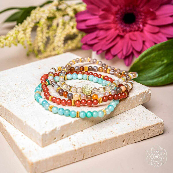 I Am Healthy: Mind, Body &amp; Spirit Restoration Bracelet Pack of 4