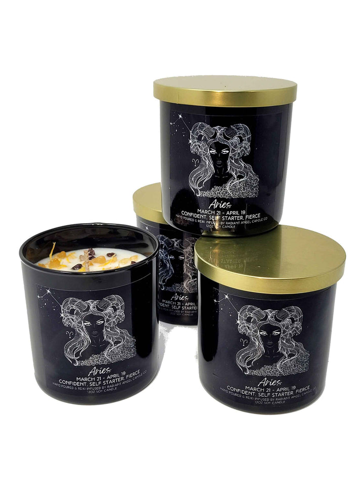 Aries Zodiac Soy Candle