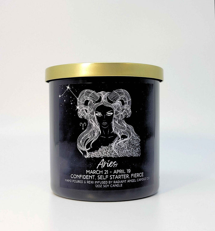 Aries Zodiac Soy Candle
