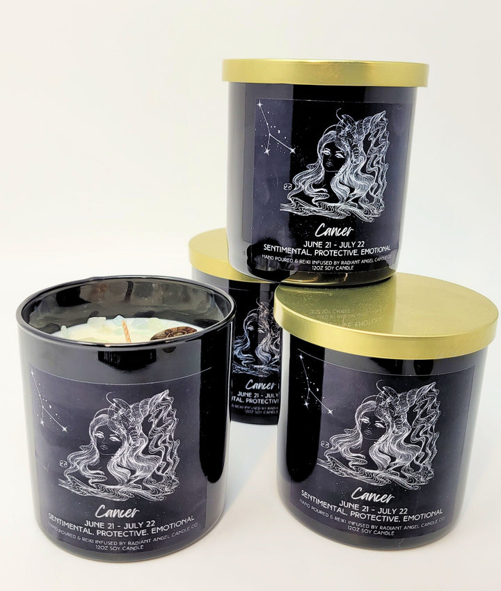 Cancer Zodiac Soy Candle