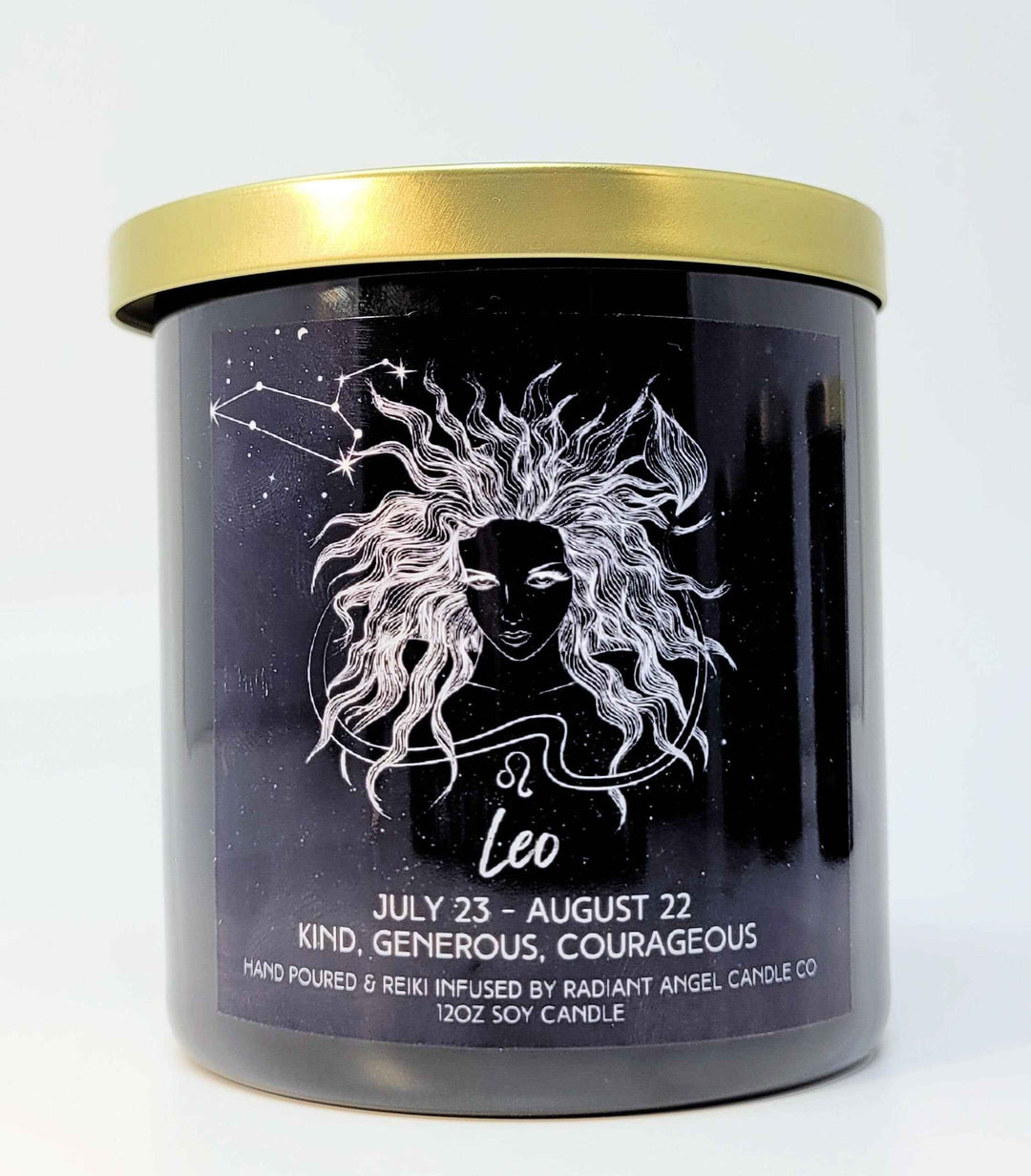 Leo Zodiac Soy Candle