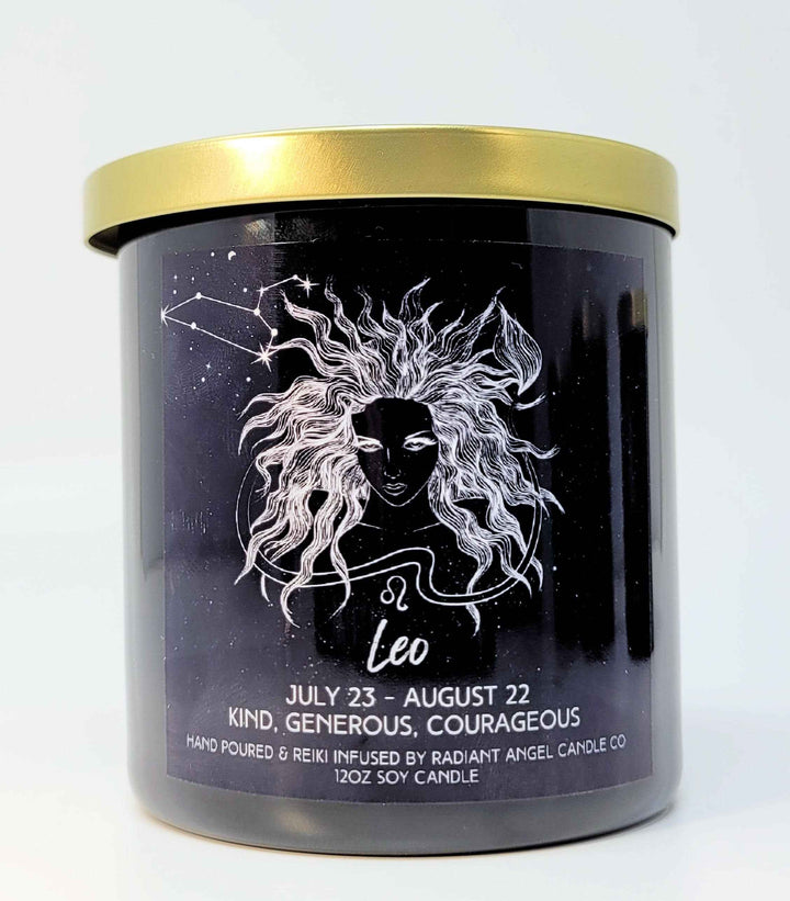 Leo Zodiac Soy Candle