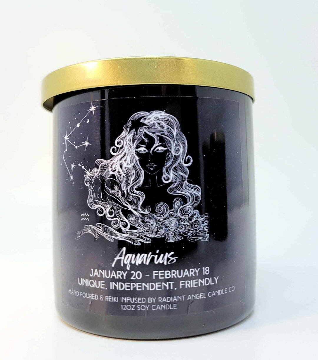 Aquarius Zodiac Soy Candle