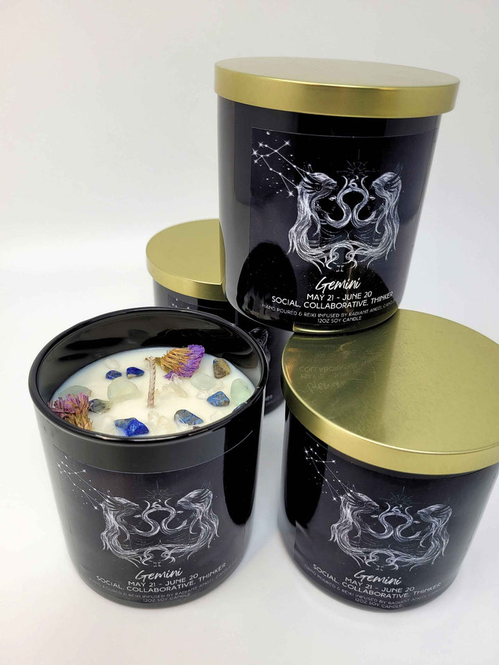 Gemini Zodiac Soy Candle