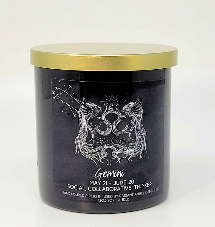 Gemini Zodiac Soy Candle