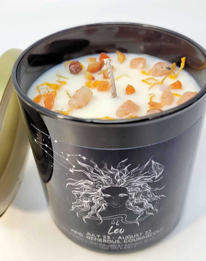 Leo Zodiac Soy Candle