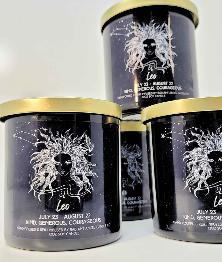 Leo Zodiac Soy Candle