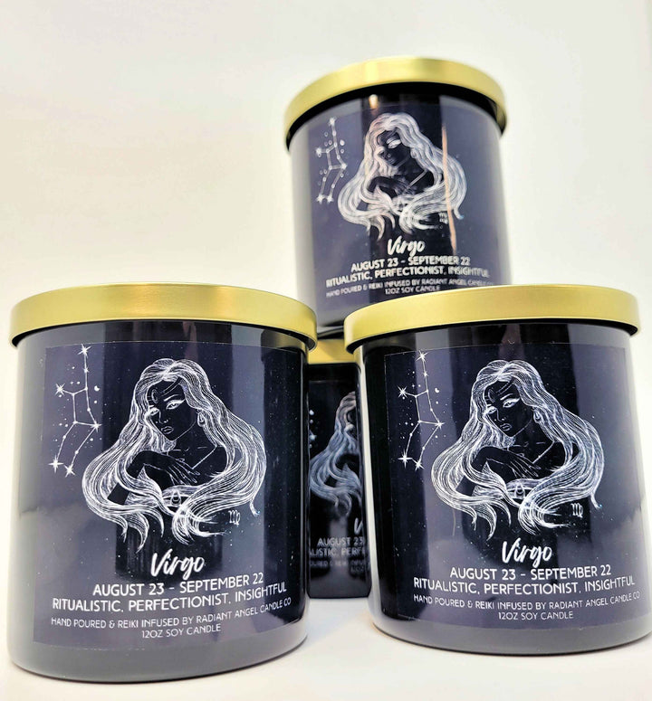 Virgo Zodiac Soy Candle