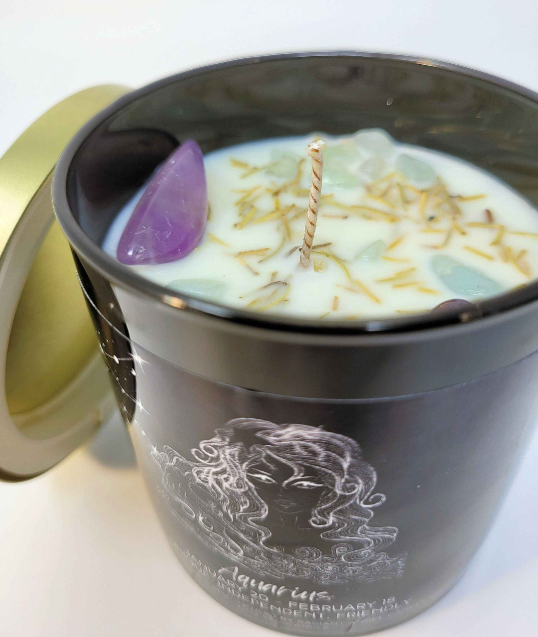 Aquarius Zodiac Soy Candle