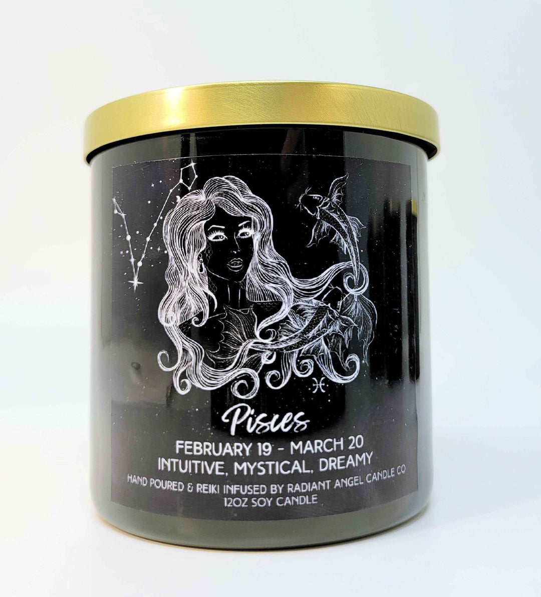 Pisces Zodiac Soy Candle