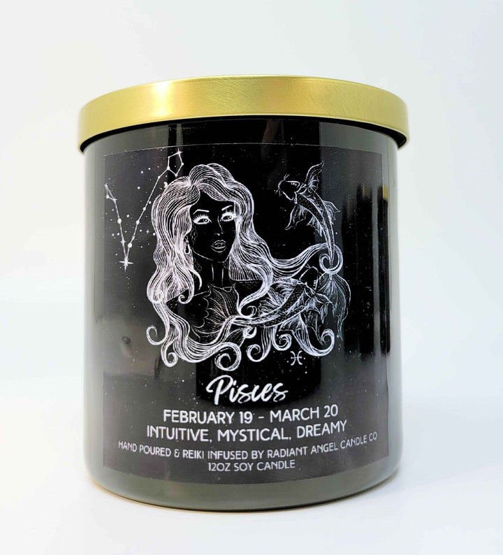Pisces Zodiac Soy Candle