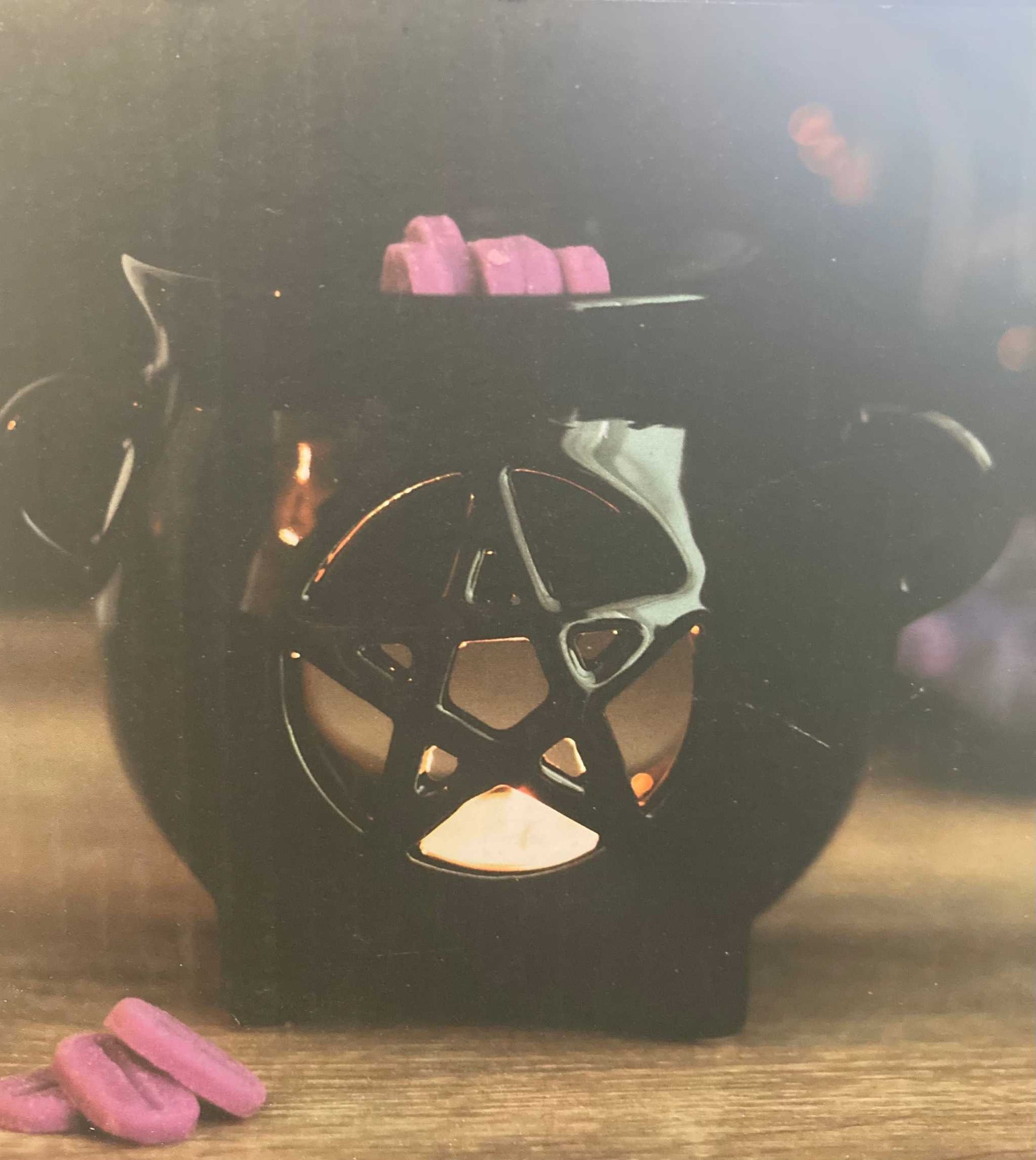 Pentacle Ceramic Cauldron Oil Burner