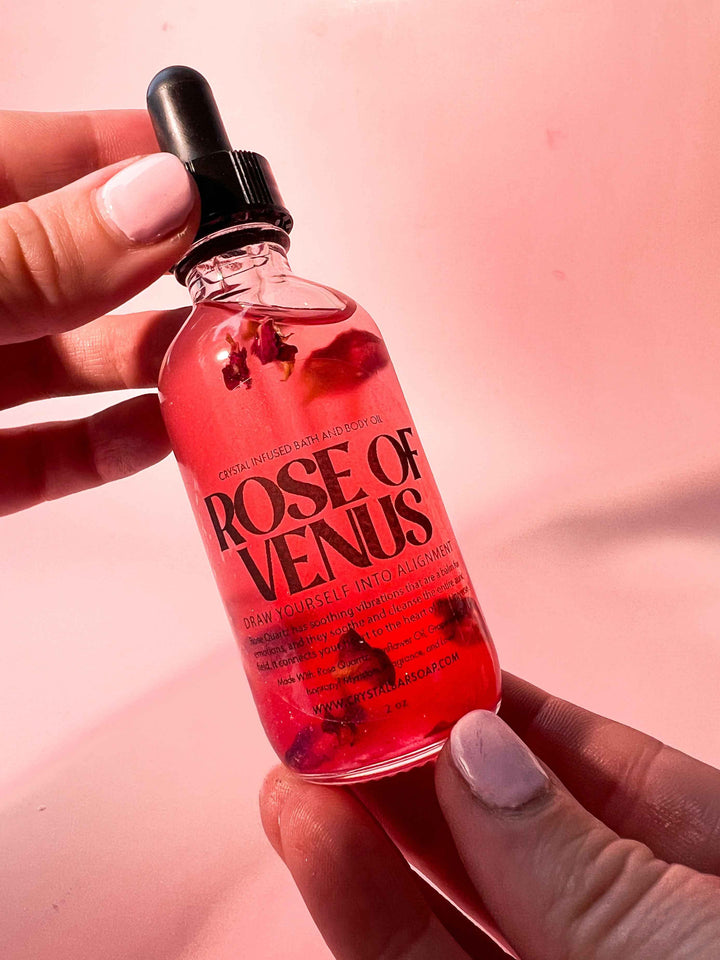 Rose of Venus – Crystal-infused body oil