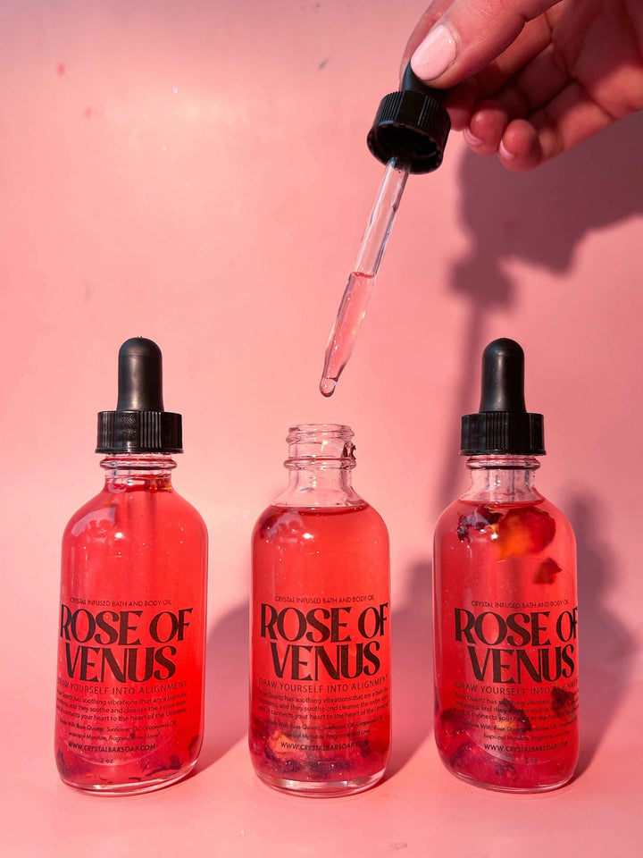 Rose of Venus – Crystal-infused body oil