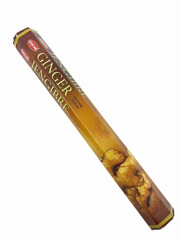 Incense Stick - Ginger 20 Ct - Sacred Crystals Incense Sticks