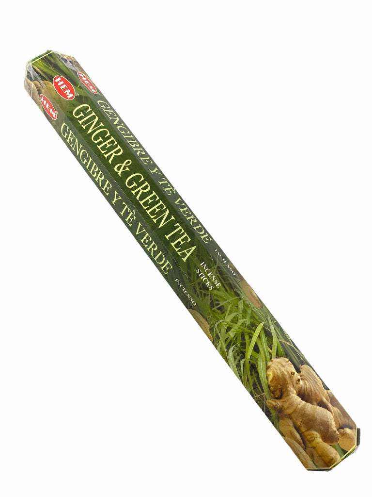 Incense Stick - Ginger &amp; Green Tea 20 Ct - Sacred Crystals Incense Sticks