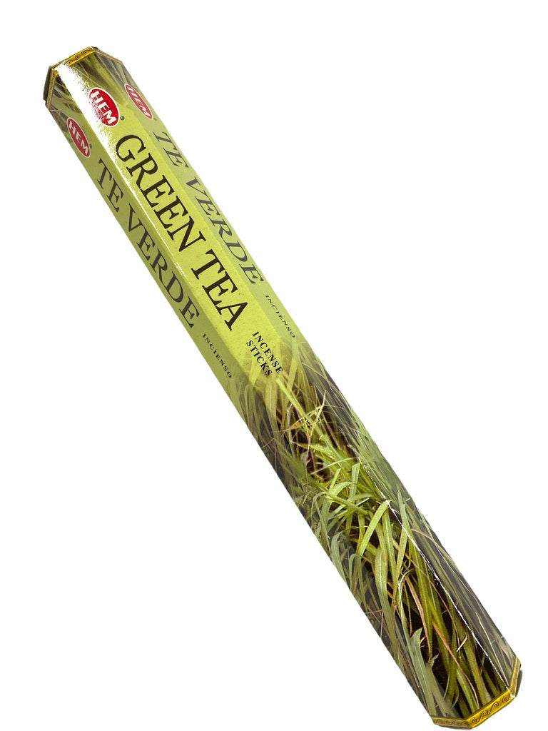 Incense Stick - Green Tea 20 Ct - Sacred Crystals Incense Sticks