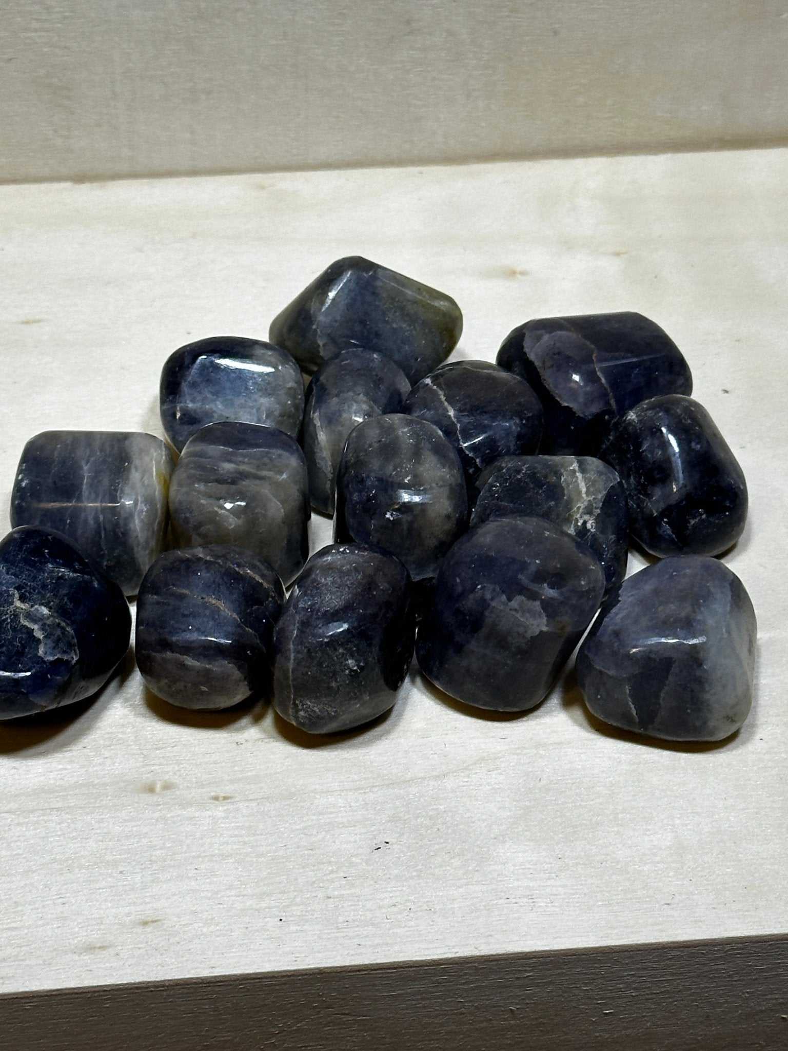 Iolite Tumbled Stone - Sacred Crystals Tumbled Stones