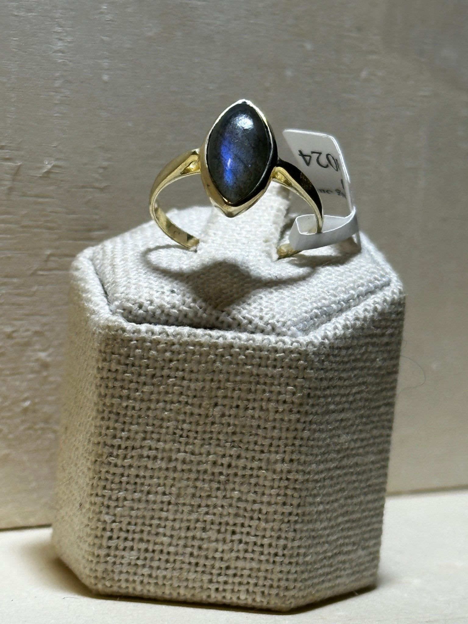 Labradorite Ring 9 (2.6024) - Sacred Crystals Rings