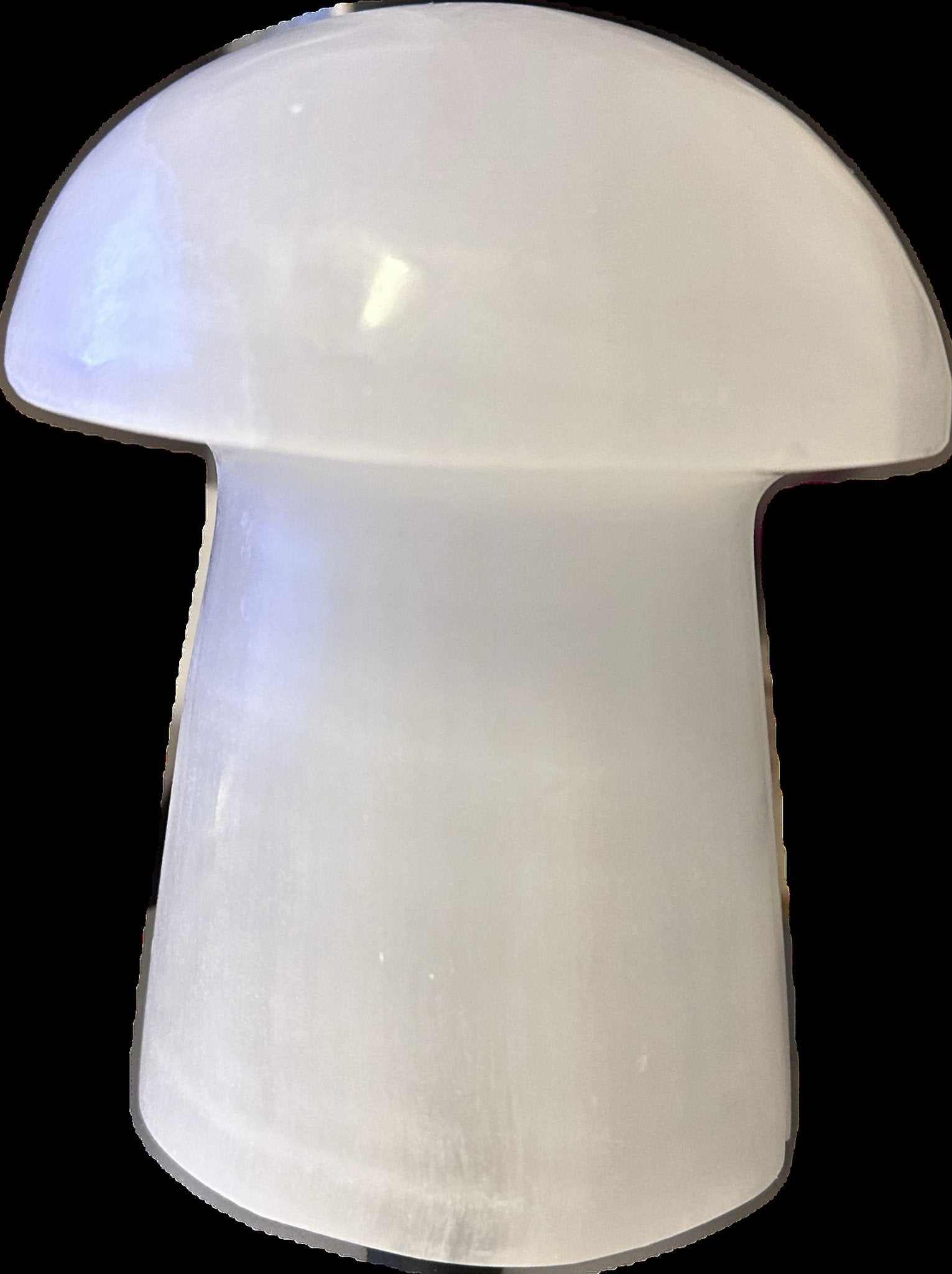 Lamp - Selenite Mushroom 6&quot; - Sacred Crystals Lamp