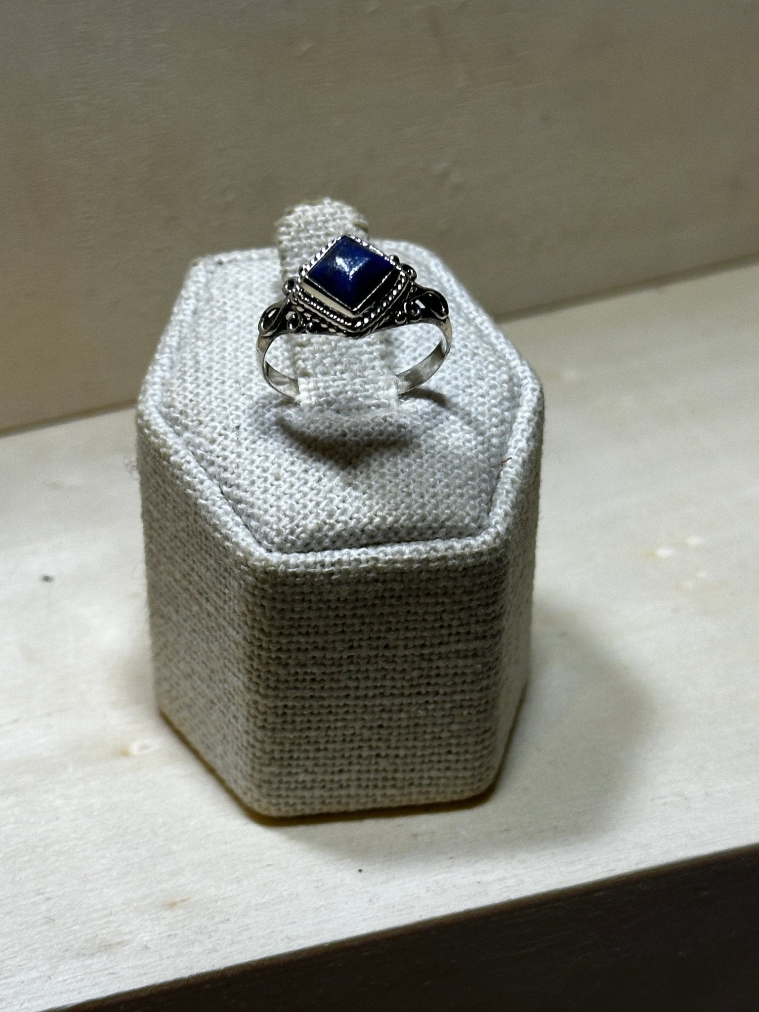 Lapis Lazuli Dainty Ring - Sacred Crystals Rings