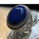 Lapis Lazuli Ring Size 13 - "Shiny Boy Blue" - Sacred Crystals Rings