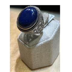 Lapis Lazuli Ring Size 13 - &quot;Shiny Boy Blue&quot; - Sacred Crystals Rings