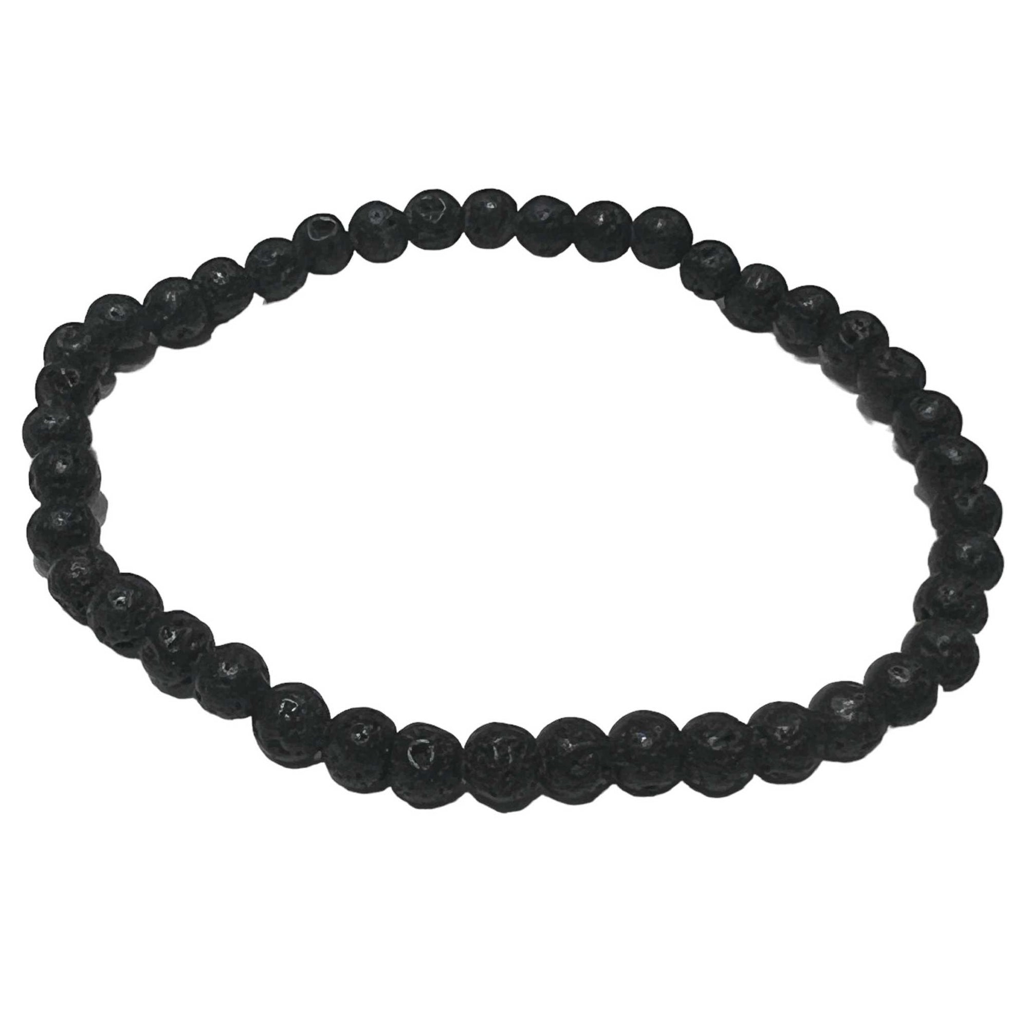 Lava Bracelet 4mm - Sacred Crystals Bracelets