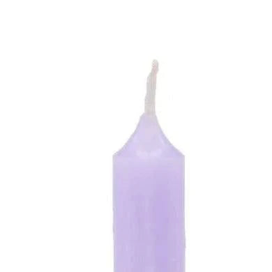 Lavender slip dress on a white background