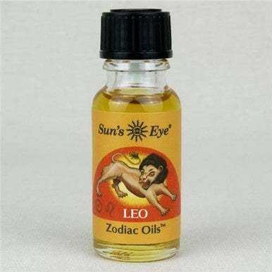Leo Zodiac Oil .5 oz - Sacred Crystals 0.5 oz Oils