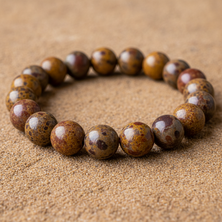 Leopardskin Jasper Angle Shot