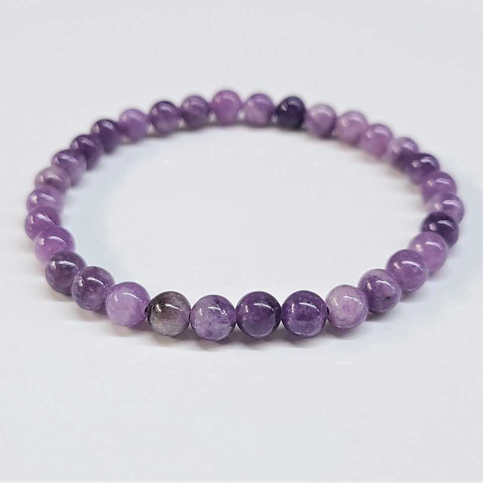 Lepidolite Stackable Bracelet - Sacred Crystals Bracelets
