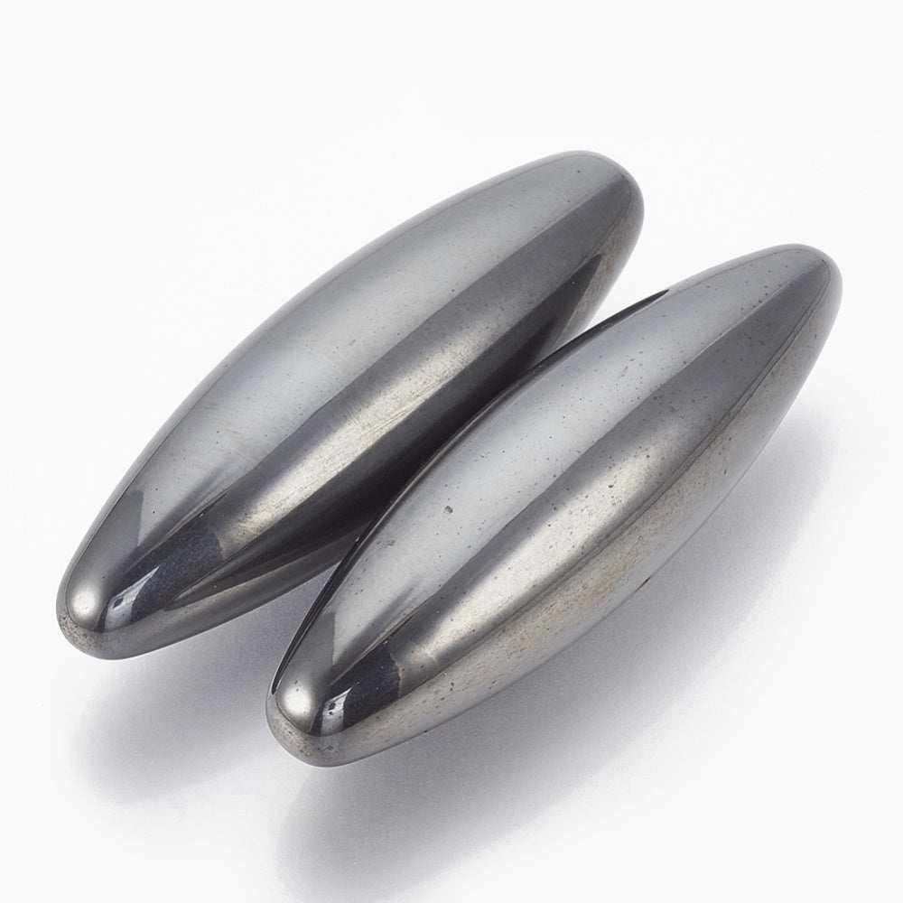 Magnetic Hematite Zinger Set of 2 - Sacred Crystals Tumbled Stones