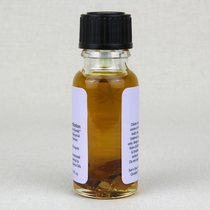 Meditation Oil — back label