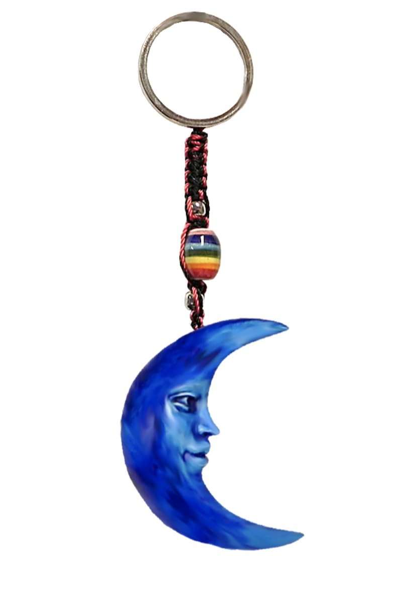 Moon Key Chain Hand Crafted - Sacred Crystals Keychains