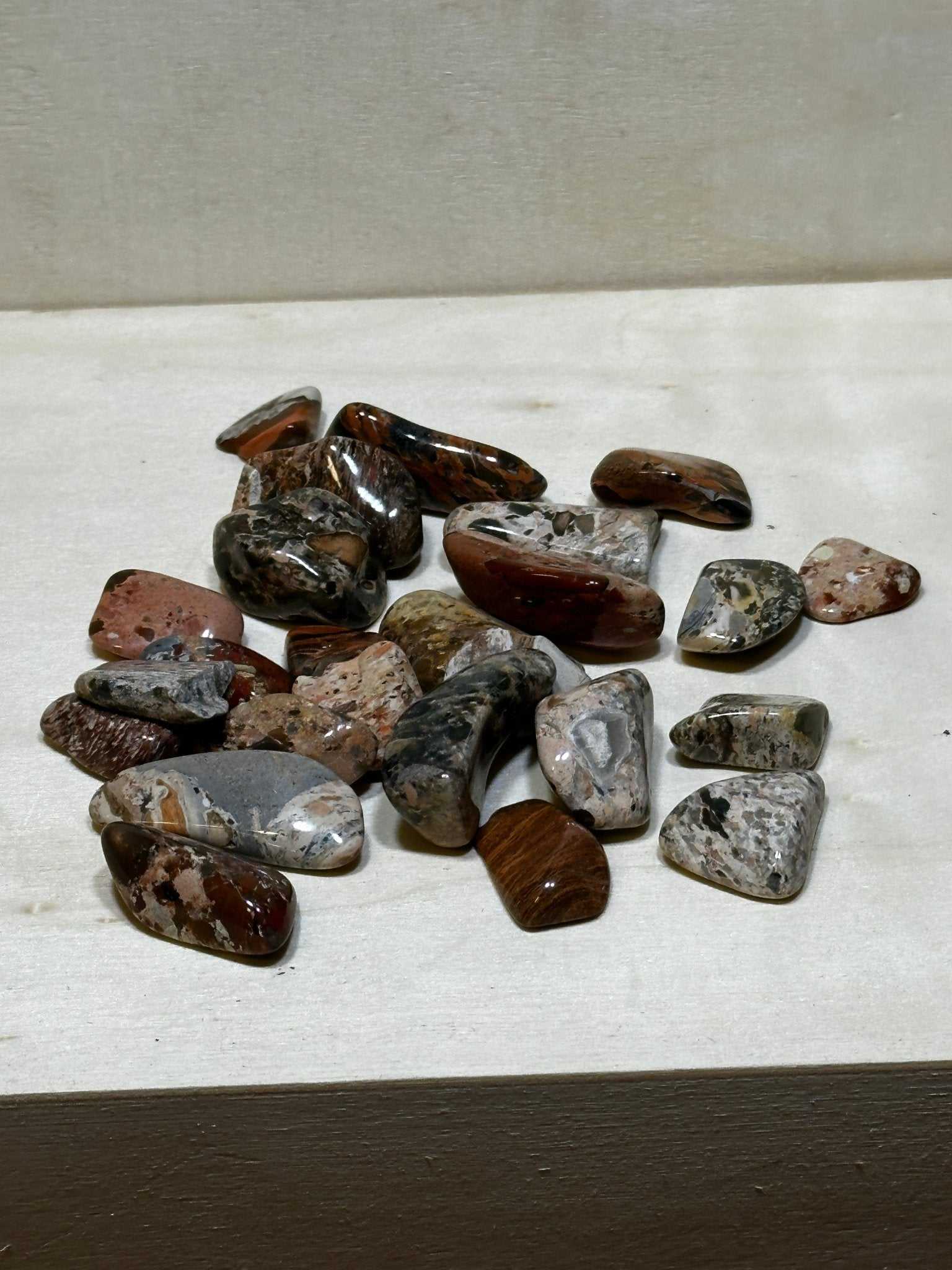 Ocean Jasper Tumbled Stone - Sacred Crystals Tumbled Stones