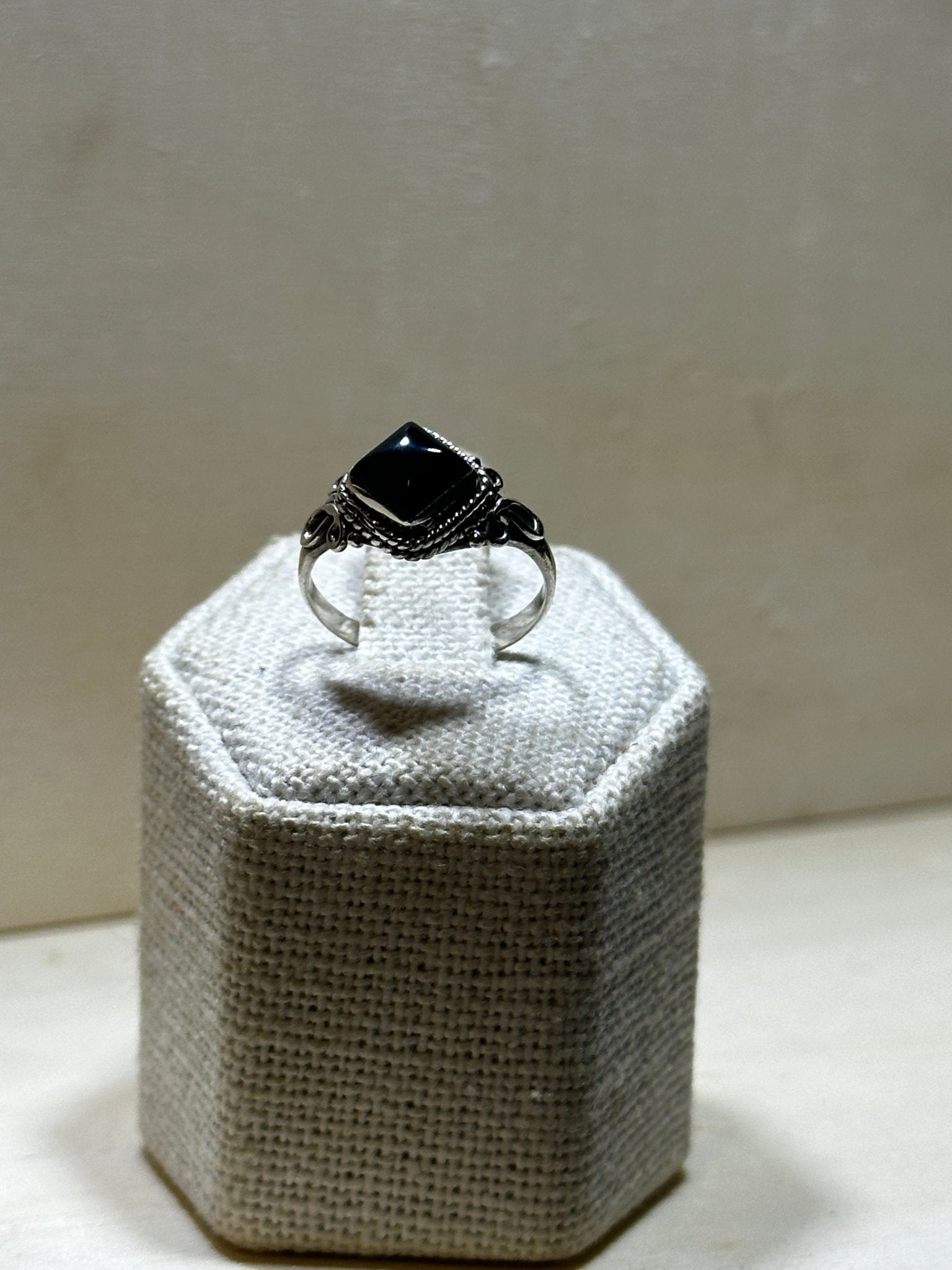 Onyx Dainty Ring - Sacred Crystals Rings