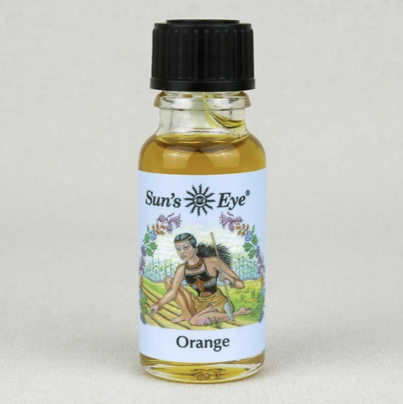 Orange Oil .5 oz - Sacred Crystals 0.5 oz Oils