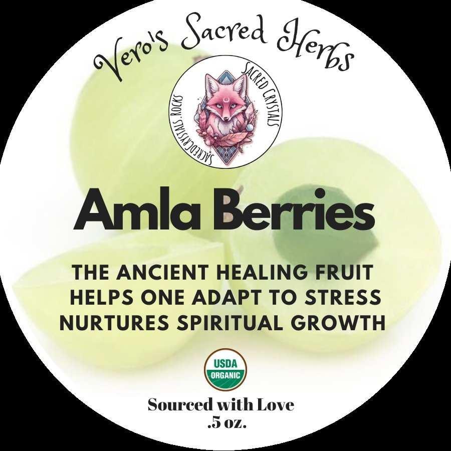 Organic Amla Berries - .5 oz - Sacred Crystals Herbs